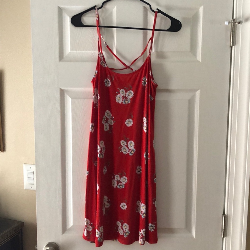 H&M Red Flower Sundress